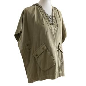 OBEY Propaganda Poncho, Cotton XXS Vintage y2k